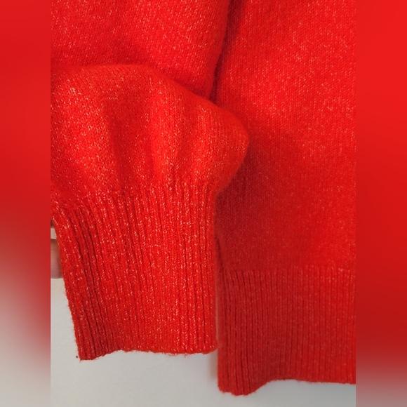 LOFT Red Sweater Size S - Picture 4 of 7